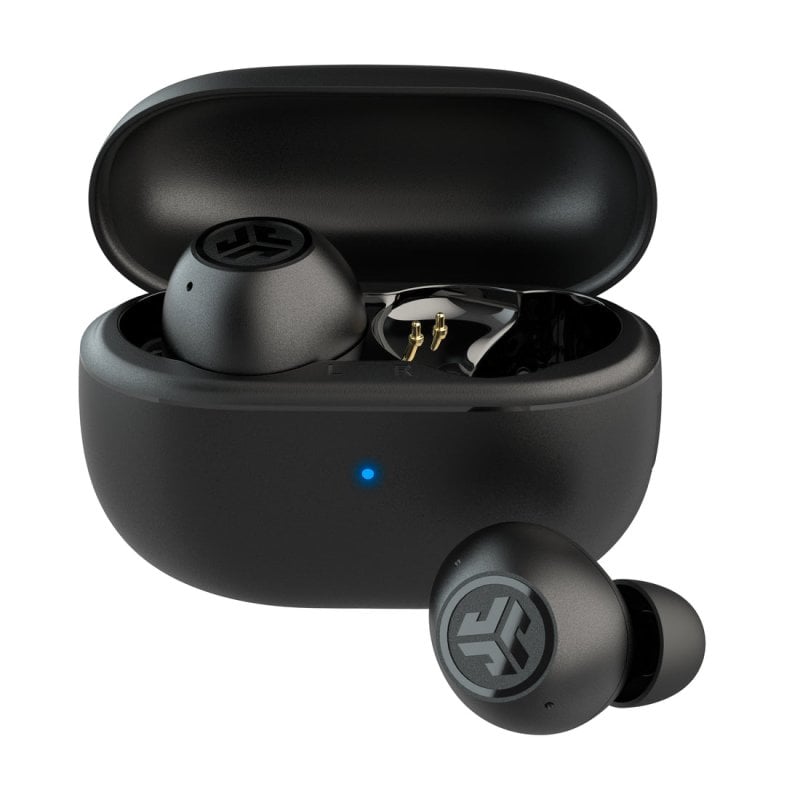 JLab Go Pop ANC Auriculares Bluetooth TWS con Cancelación Activa de Ruido Negro