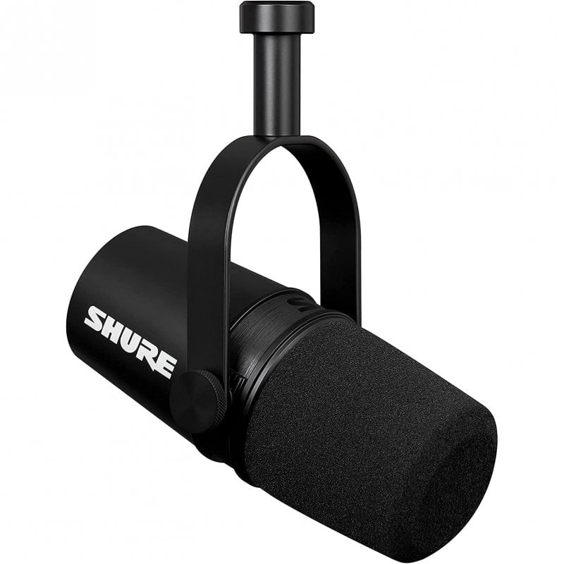 Shure MV7X XLR Microfone profissional para podcasts e gravações