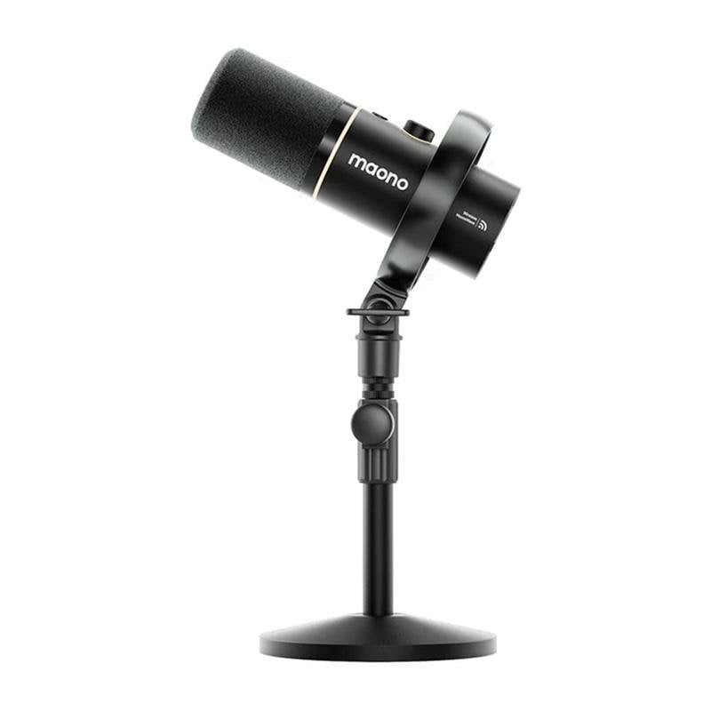 Micrófono Maono PD200W USB XLR cardioide inalámbrico con RGB y doble pista