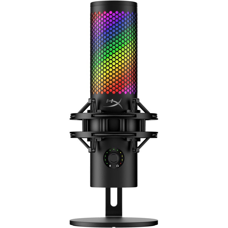 HyperX QuadCast 2 S Micrófono Gaming RGB para Streaming Condensador USB Negro