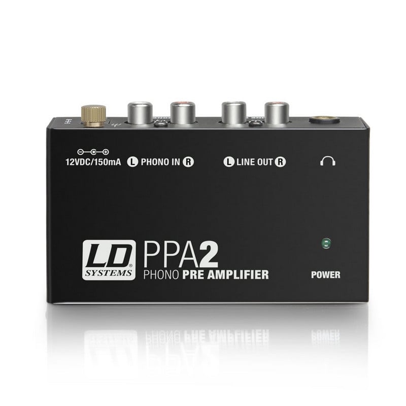 LD Systems PPA2 Preamplificador y Ecualizador Analógico para Tocadiscos