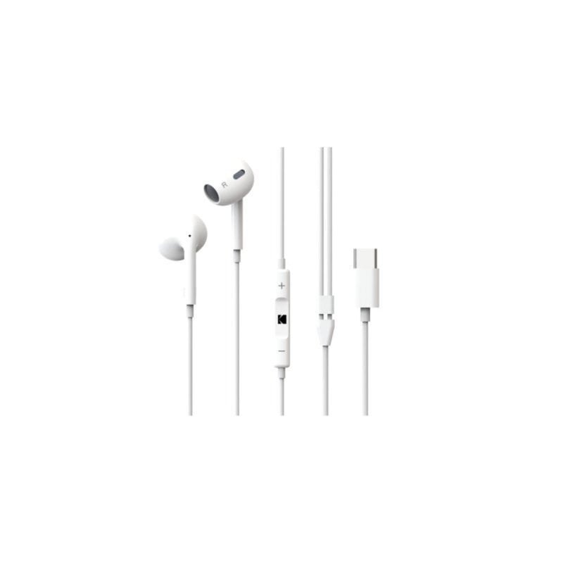 Auriculares KODAK 210+ Sonido Claro USB-C Bajos Profundos Compatibilidad Universal