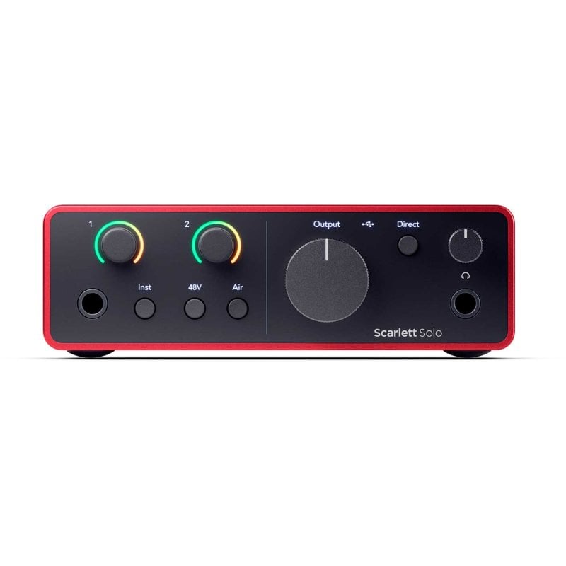 Focusrite Scarlett Solo 4th Gen interface audio