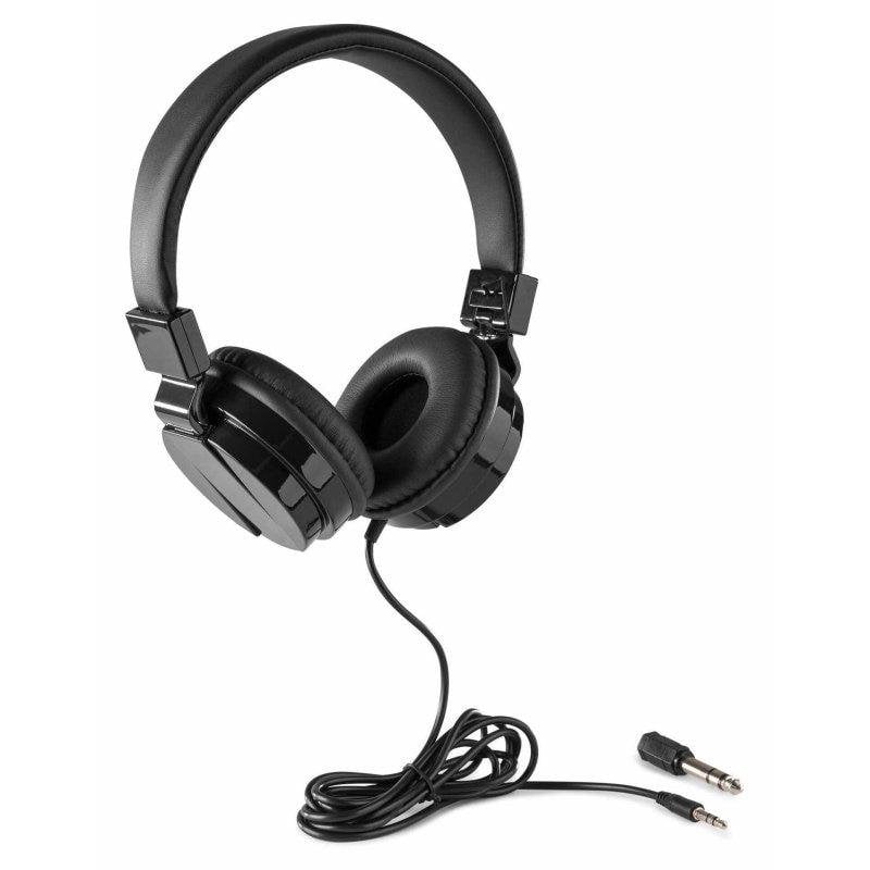 Vonyx VH120 Foldable DJ Headphones 32 Ohms 3.5-6.3 mm Adapter