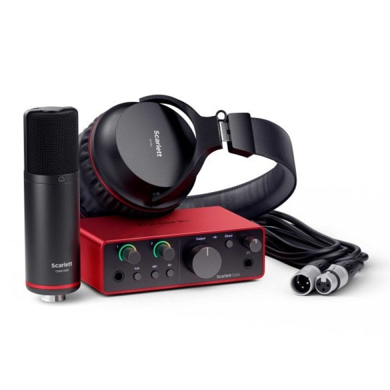 Focusrite Scarlett Solo Studio 4th Gen Audio Interface