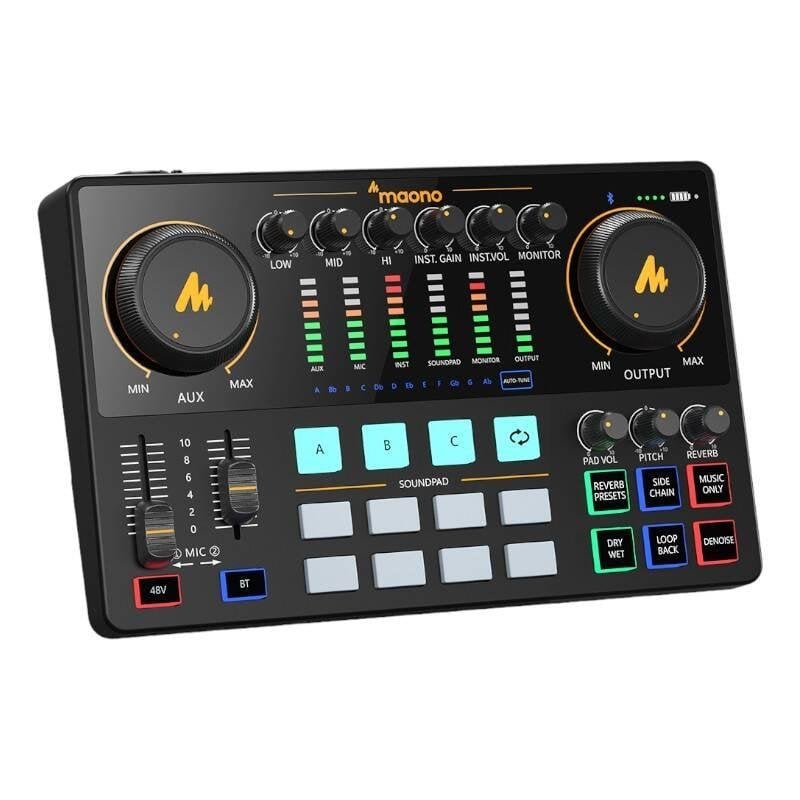 Tarjeta de Sonido Maono AME2 Negro Bluetooth 4.2 USB-C