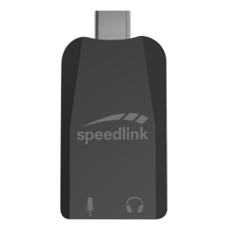 Speedlink Vigo Compact USB Stereo Sound Card with 3.5 mm Input and Output