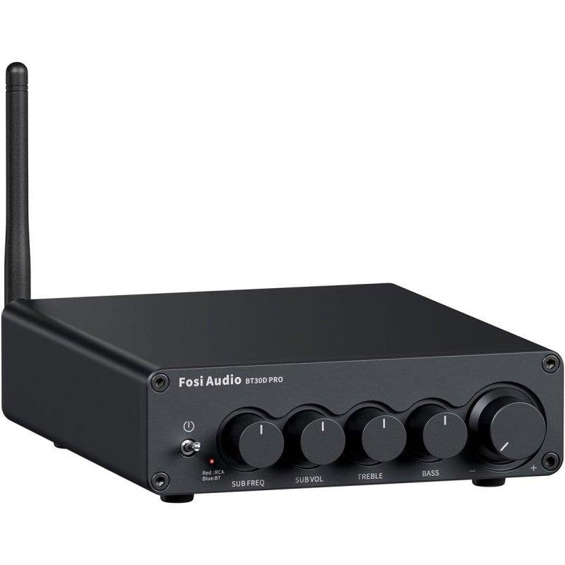 Amplificador Fosi Audio BT30D Pro Bluetooth 5.0 2.1 165W x2 + 350W