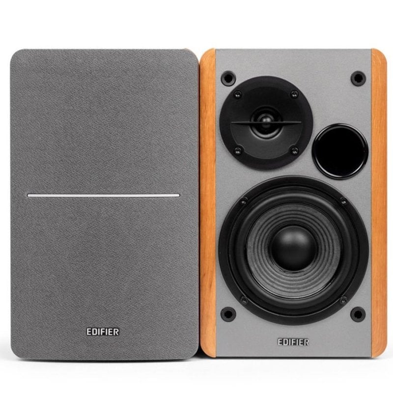 Edifier R1280T Altavoces Activos PC Tocadiscos Ecualizador RCA Mando 42W Marron