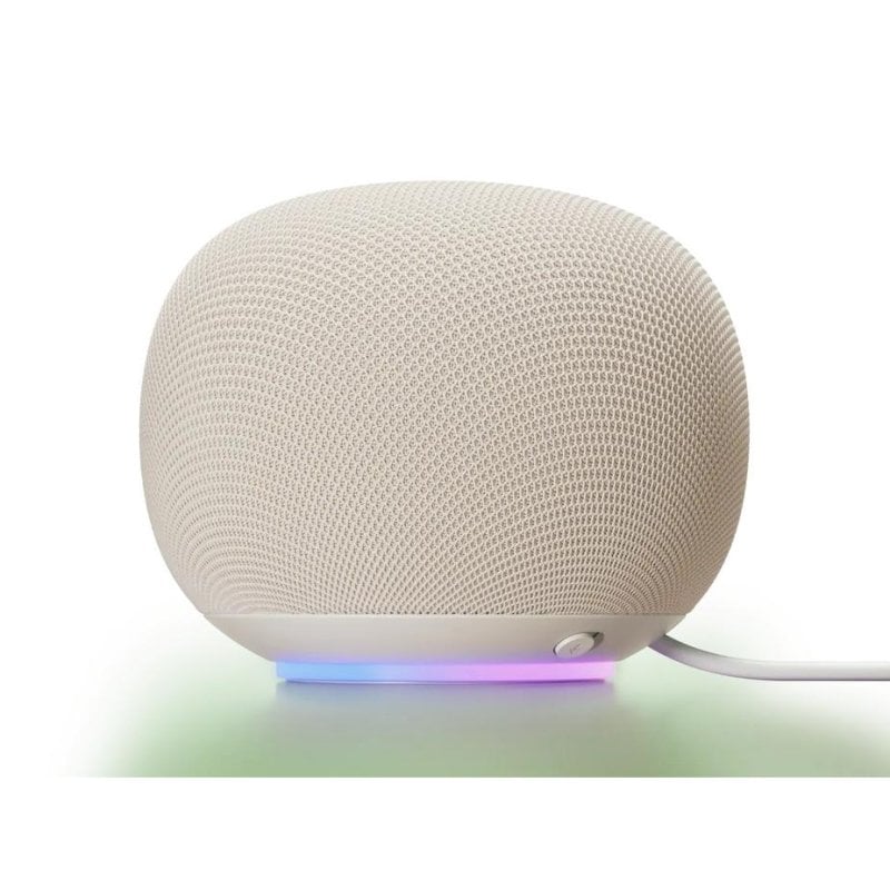 Colunas Google Home ovais Wi-Fi 6 Bluetooth 5.4 com microfone integrado
