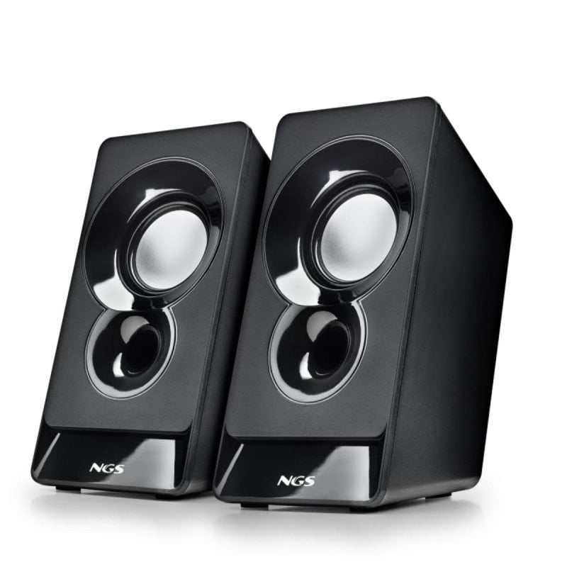 Altavoces NGS 2.0 Alámbricos USB 12W compactos con control de volumen