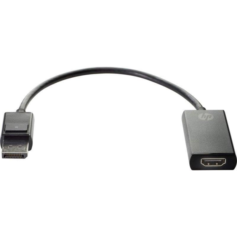Adaptador HP DisplayPort a HDMI True 4K Macho/Hembra 38g Negro Negocios