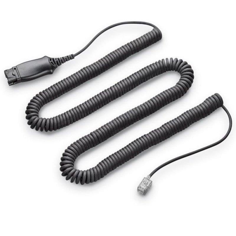 Cable Audio HP Poly Poly EHS 3,5 mm a 3,5 mm Negro