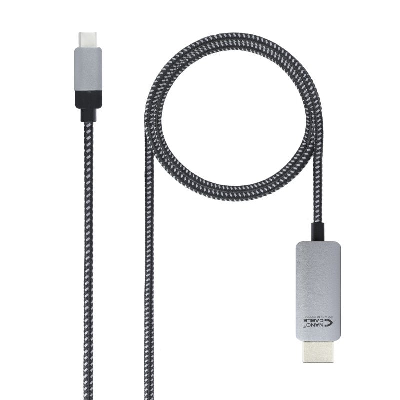 Nanocable USB Type-C to HDMI Male/Male Converter Cable 3m Black