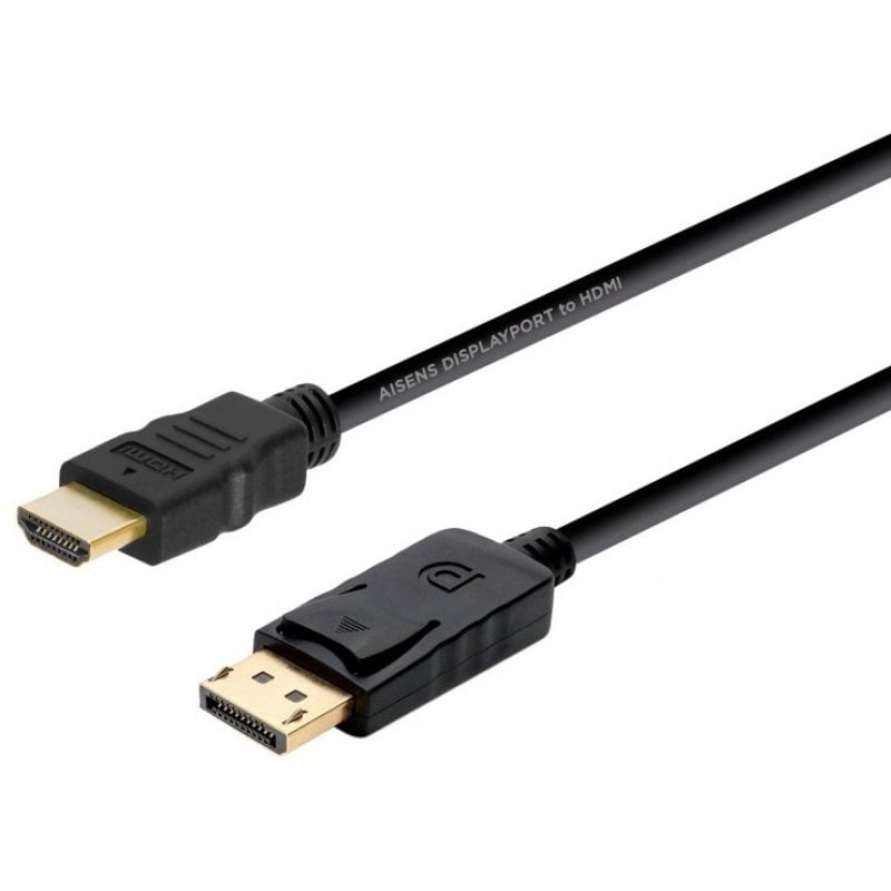 Cavo Aisens DisplayPort a HDMI maschio/maschio 2m nero