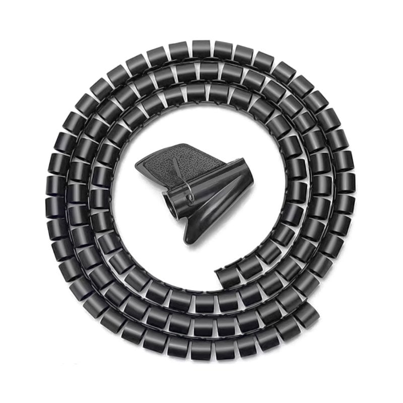 Aisens A151-0406 Black Spiral Cable Organiser