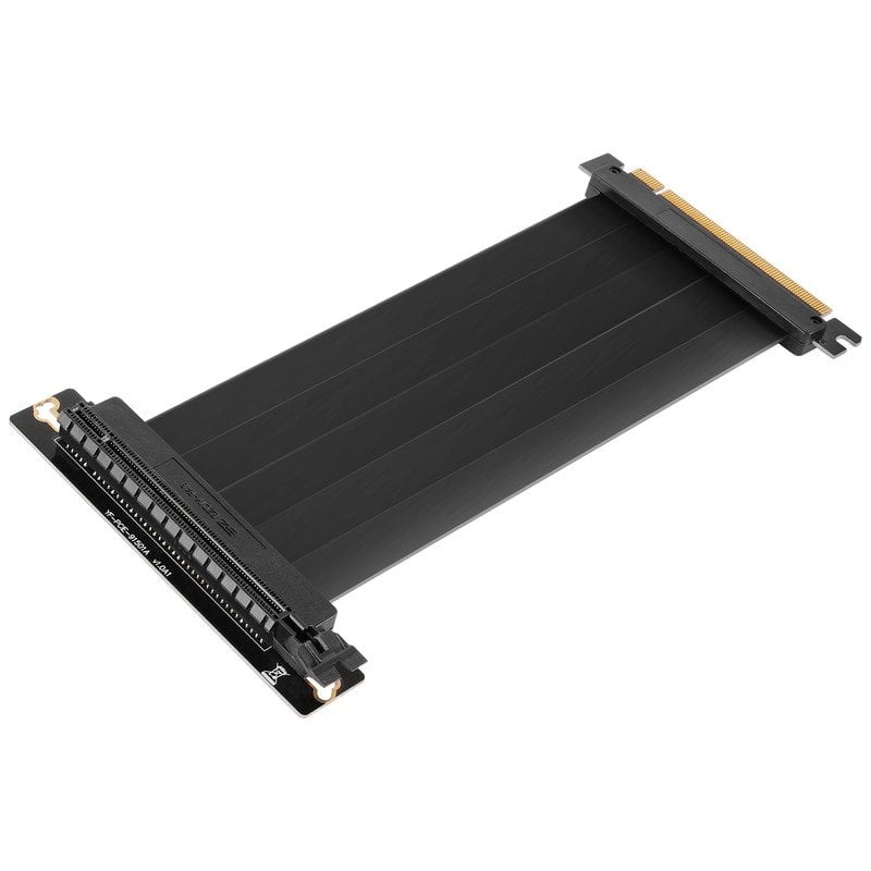 Cavo riser GPU Mars Gaming MCA-PCIE40 PCIe 4.0 X16, connettore 90º, cavo in rame 30AWG, 300mm