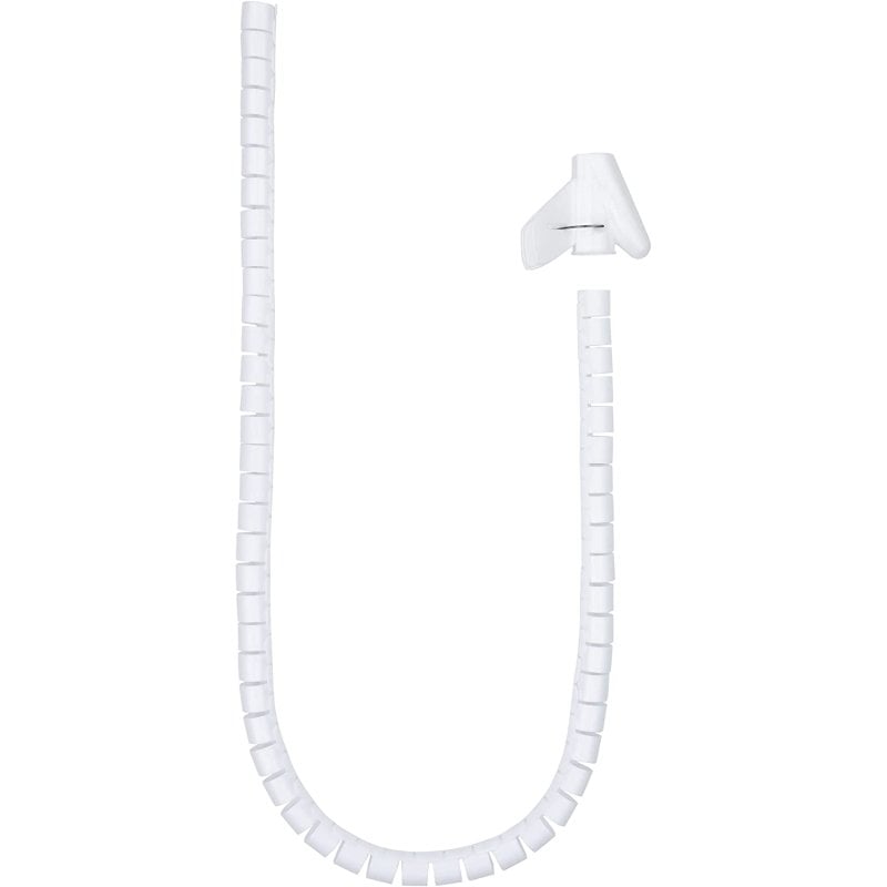 Nanocable Flexible Cable Organiser 25mm 3m White