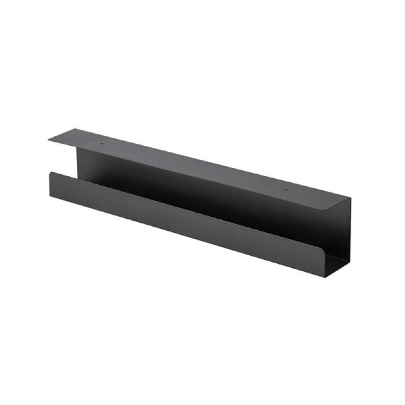 Kimex horizontaler Kabelkanal für Schreibtische 60cm schwarz