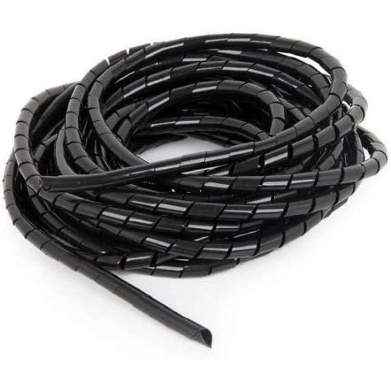 Gembird CM-WR1210-01 Gaine spirale pour câbles 12mm 10m noire