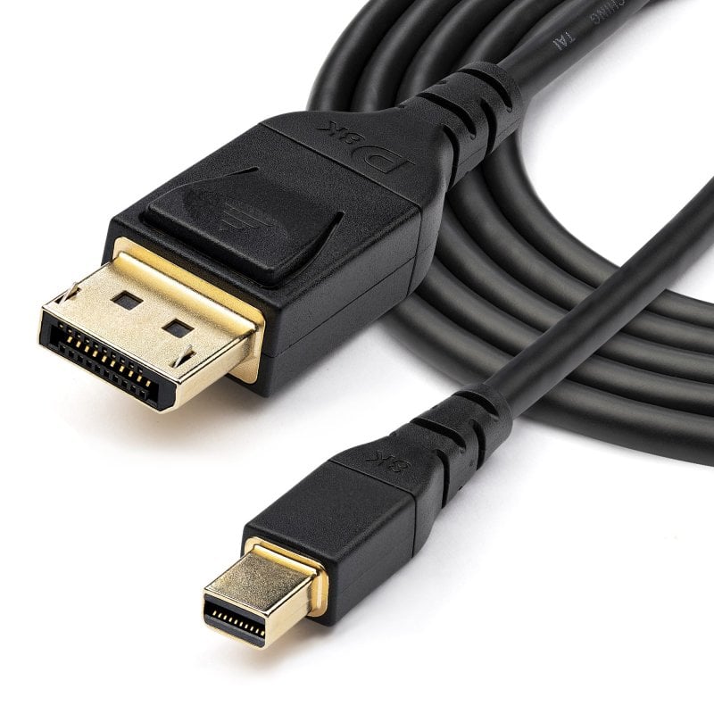 Startech Cable MiniDisplayPort a DisplayPort 1.4 8K Macho/Macho 2m Negro
