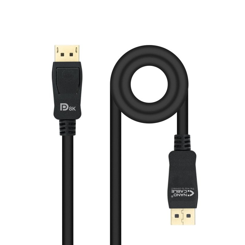 Nanocable Cavo DisplayPort 1.4 maschio/maschio nero 2 m