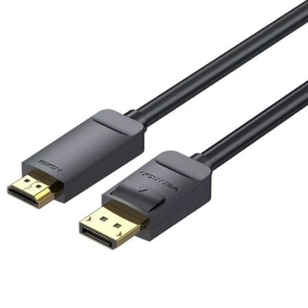 Cable adaptador Vention HAGBF DisplayPort a HDMI 4K 1m blindado negro