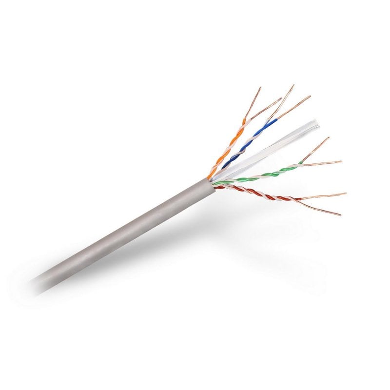 Cable de red Aisens A135-0261 Cat.6 UTP AWG24 100% Cobre 100m Gris