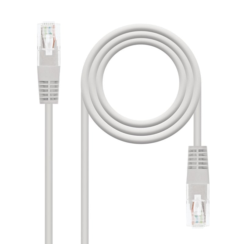 Nanocable Cavo di rete patch RJ45 CAT.6 UTP AWG24 grigio 30 m