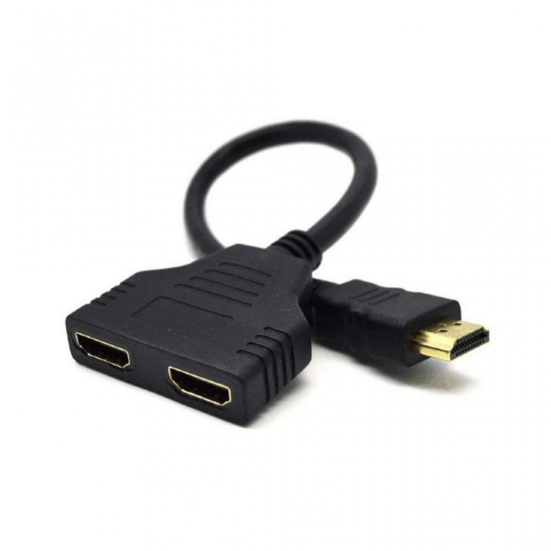 Cavo Gembird da HDMI 2.0 a 2x HDMI 2.0 maschio/femmina nero