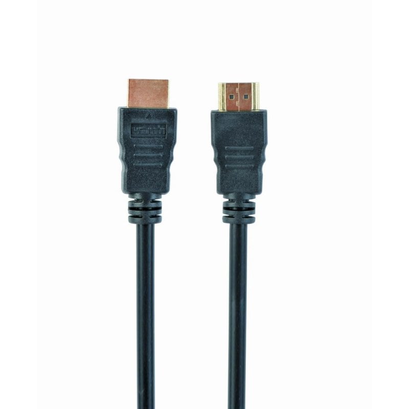 Cable HDMI Gembird 10m Alta Velocidad con Ethernet 4K UHD 30Hz Chapado en Oro Negro