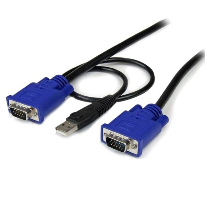StarTech SVUSBVGA10 USB VGA KVM Cable 3m Ultra-Thin Male/Male Black