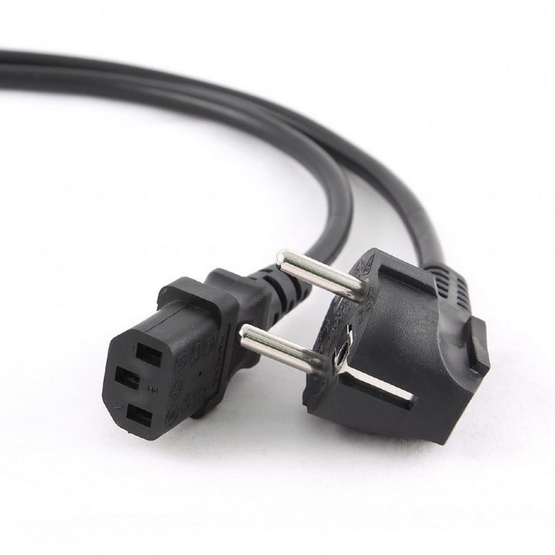Câble d’alimentation Schuko vers IEC pour PC 1.8m