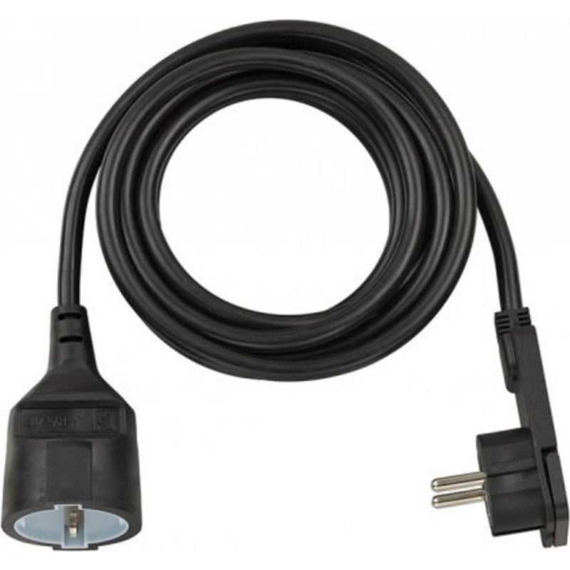 Cable alargador Brennenstuhl 3 m con protección infantil y enchufe plano