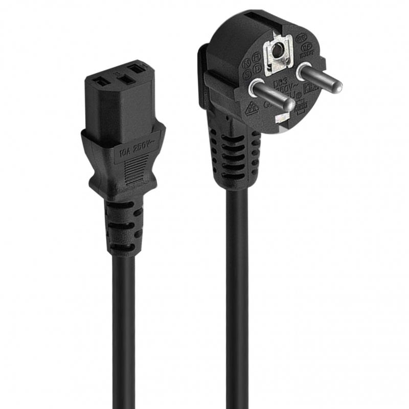 Ewent black 3m IEC320 to C13 female/male power cable