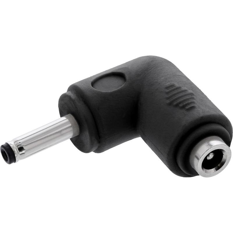 Adaptateur DC coudé à 90° InLine 12V 2A noir