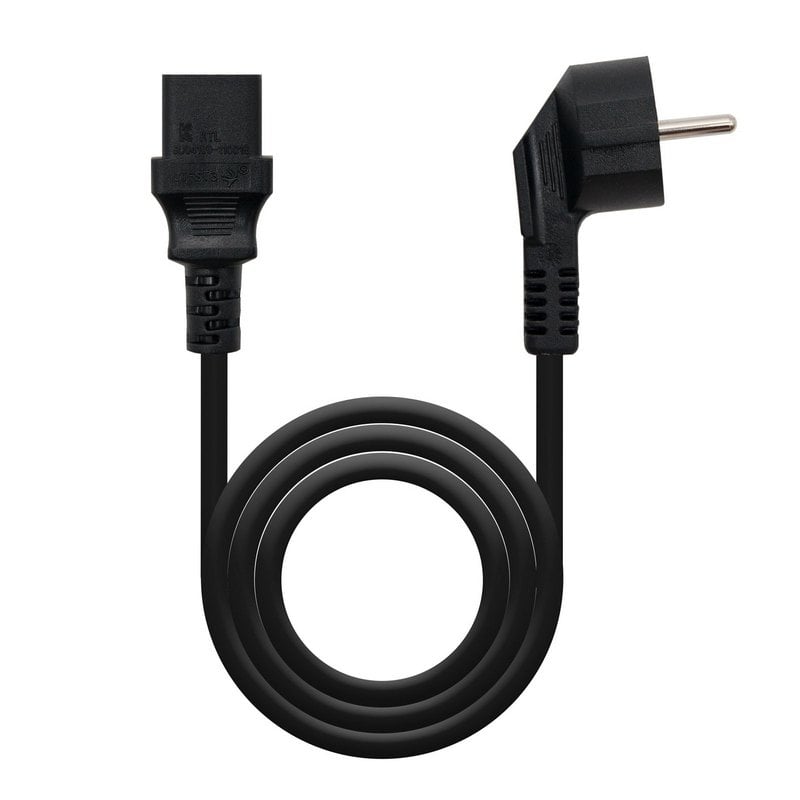 Nanocable Netzkabel C13 Buchse auf CEE7 Schuko-Stecker 1.5m