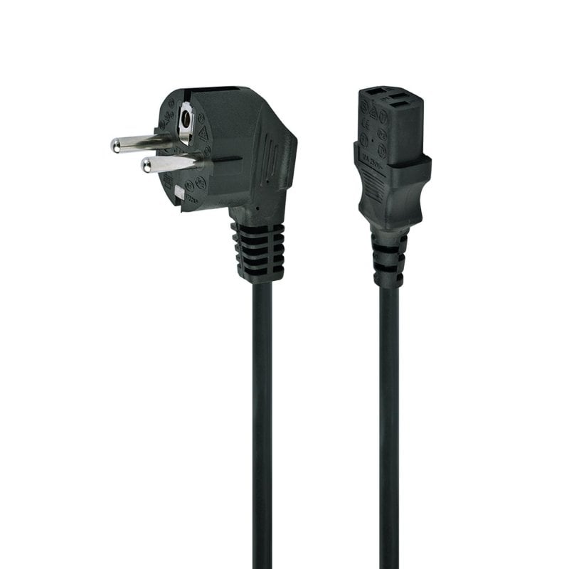 Cavo di alimentazione Gembird PC-186 da Schuko CEE7/4 a C13, 1,8 m, nero, 6A