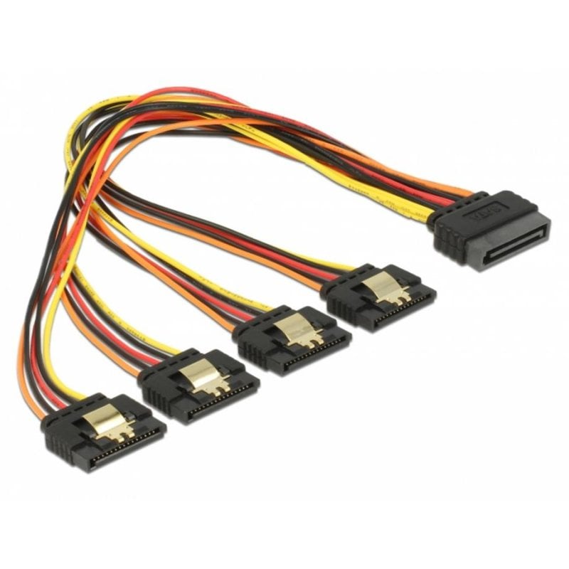 Câble d’alimentation SATA DeLOCK 60157 0,3 m 4x SATA 15 broches