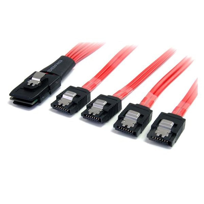 StarTech STT8087 4x SATA Latching Cable 1m