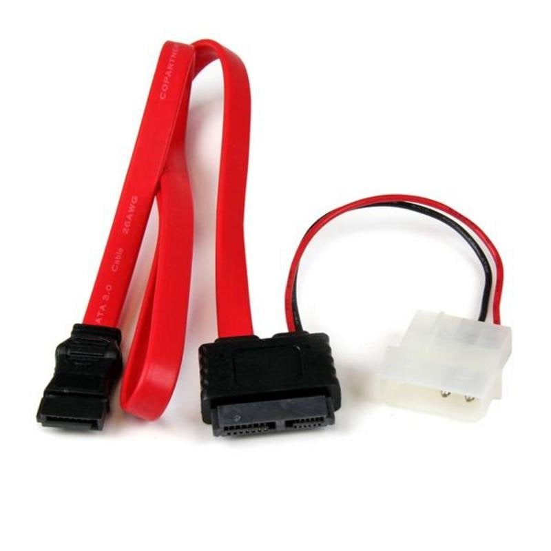 StarTech cavo adattatore Slimline SATA a SATA con alimentazione LP4 50 cm