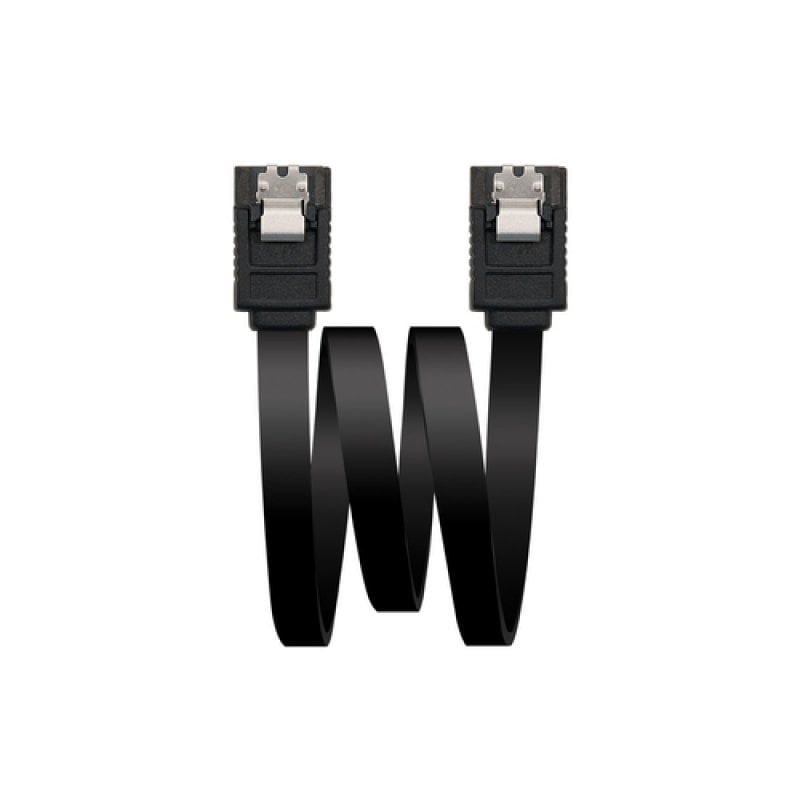 Nanocable SATA III 6G Data Cable with Latches 0.5m