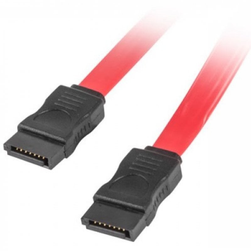 Cavo SATA III Lanberg 6Gb/s 50cm rosso