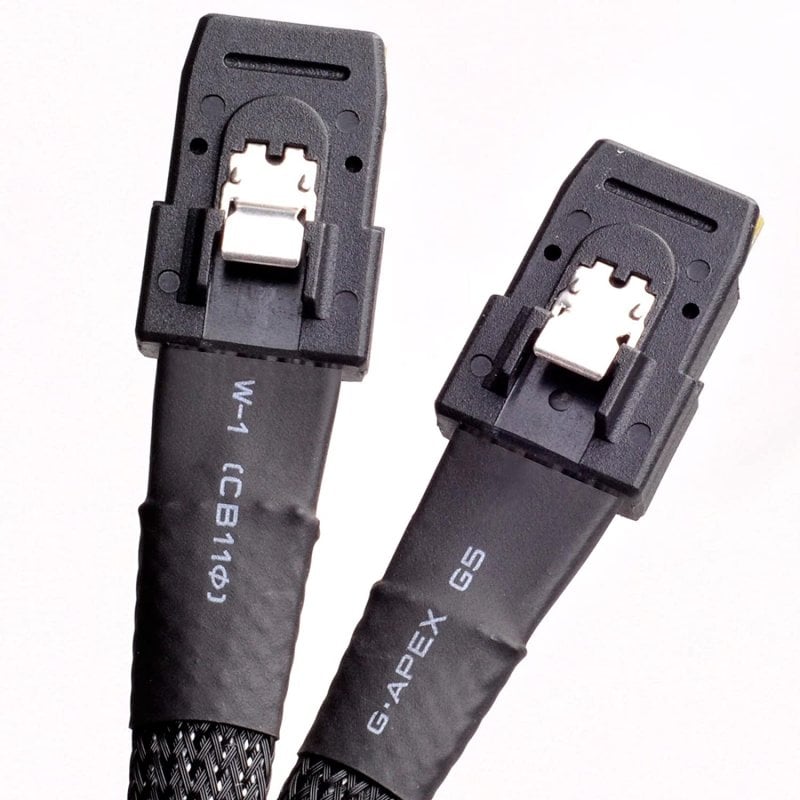 Silverstone internes Mini-SAS-Kabel 36-polig auf 36-polig 50cm schwarz