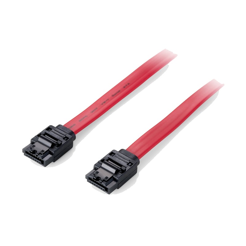 Equip Cable SATA3 Con Clip de Seguridad 7 Pin Macho/Macho 50cm