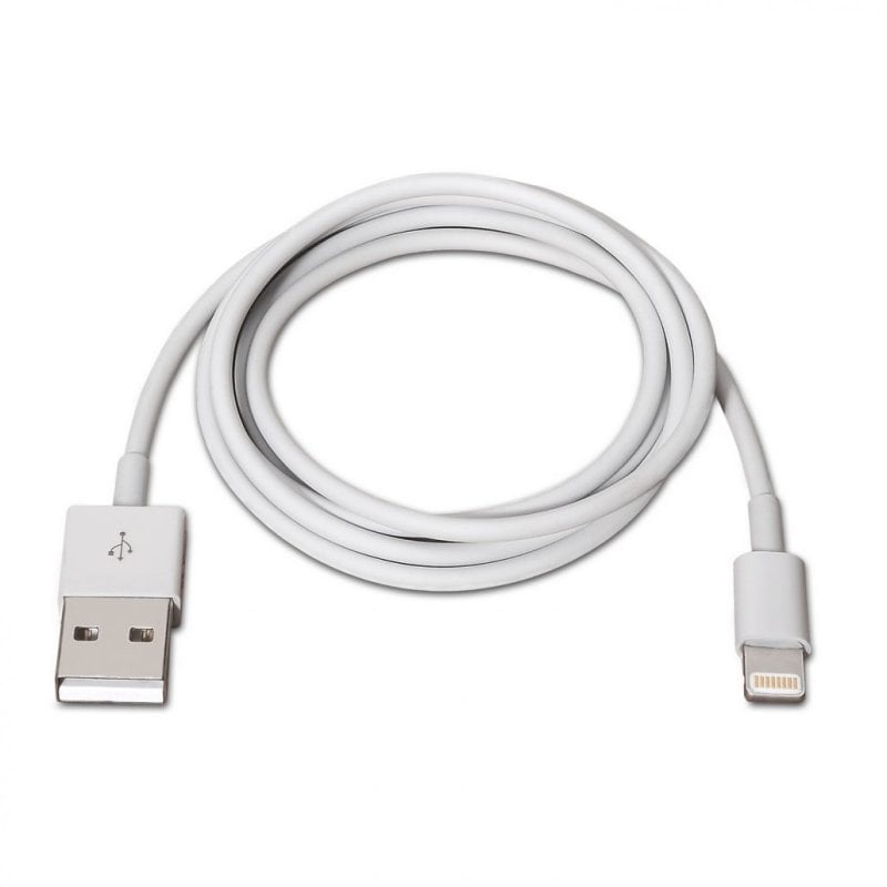 Cabo Aisens Lightning para USB 2.0 macho/macho 2m branco