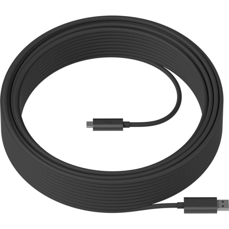 Câble USB Logitech Strong 10m USB A vers USB C 3.2 Gen 2