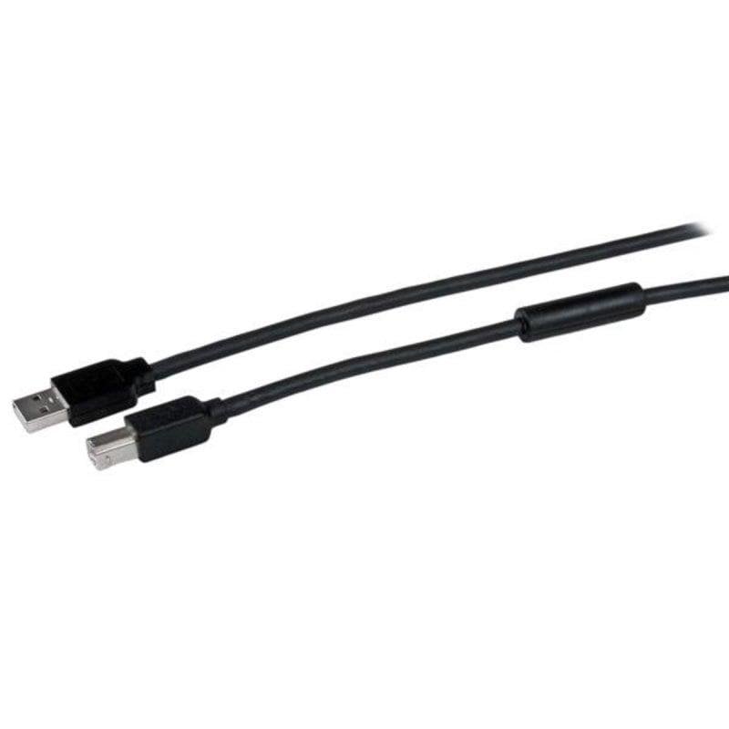 StarTech USB2HAB50AC 15m Aktives USB-Kabel Aluminium Schwarz