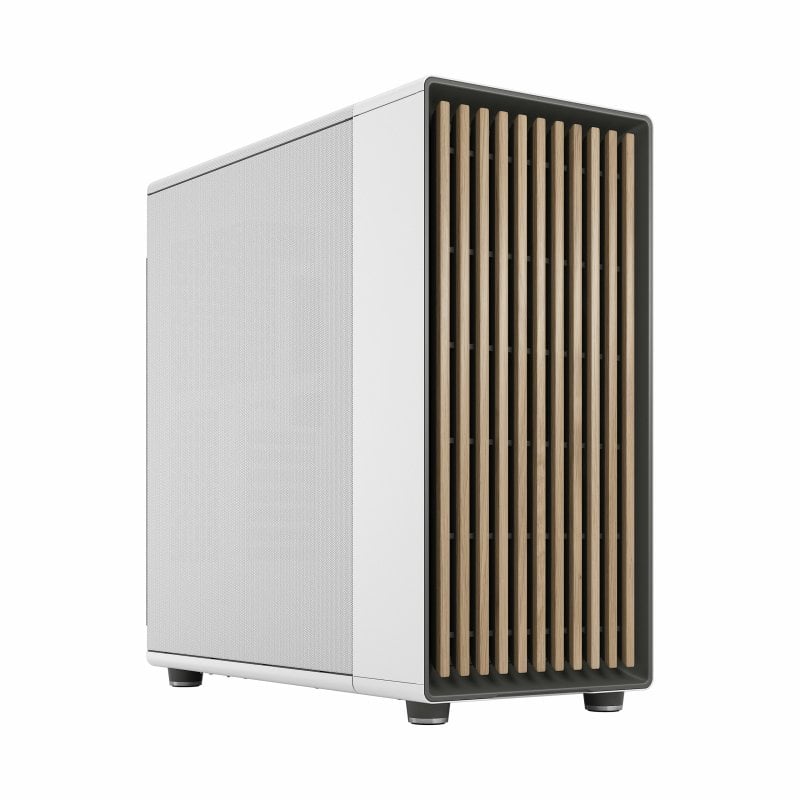 Case Fractal Design North XL bianco acciaio e legno ATX senza finestra 3x140mm USB-C