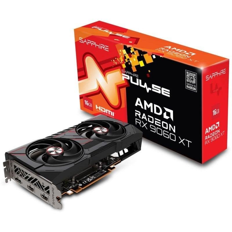 Sapphire PULSE AMD Radeon RX 9060 XT 16GB GDDR6 FSR 4